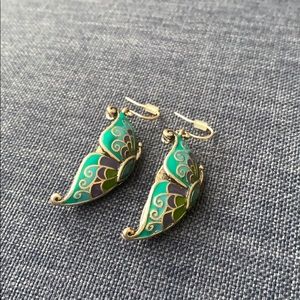 Lucky Brand Blue Butterfly Earrings